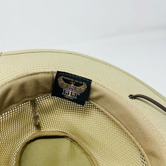 Henschel Men's Aussie Mesh Breezer Hat Khaki Medium - Picture 6 of 6